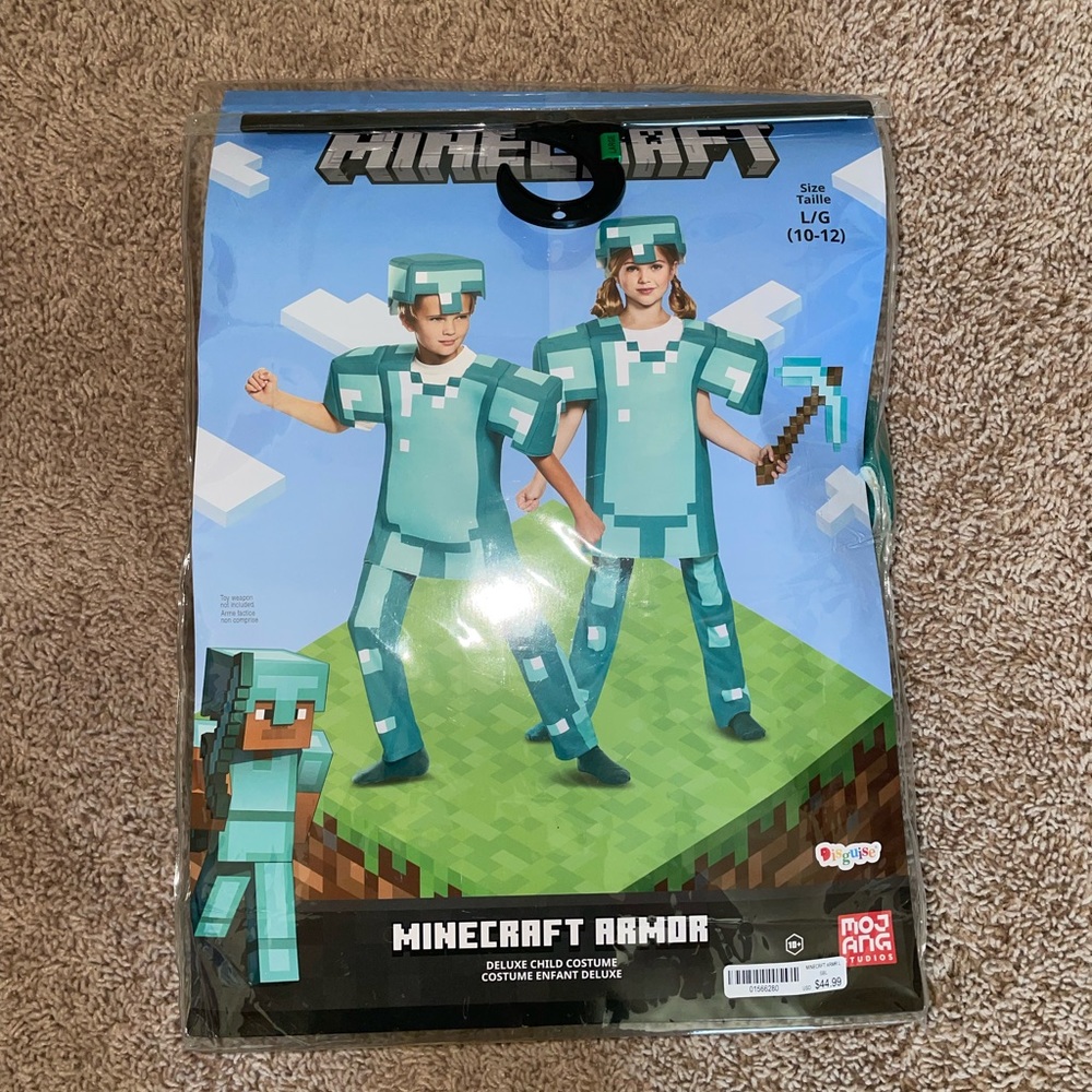 Minecraft Halloween kid’s costume